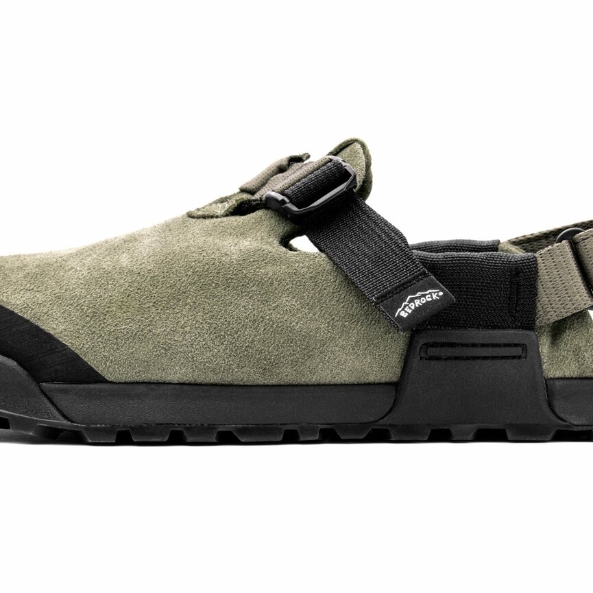 Bedrock Mountain Clog - Leather Suede (Sagebrush)