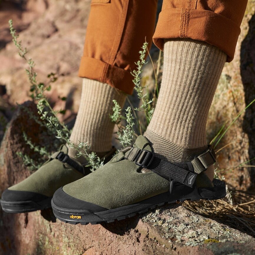 Bedrock Mountain Clog - Leather Suede (Sagebrush)