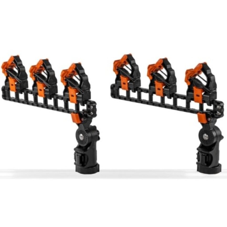 YakAttack SideStage Pro Rod Rack with LocknLoad Mounting Sytem