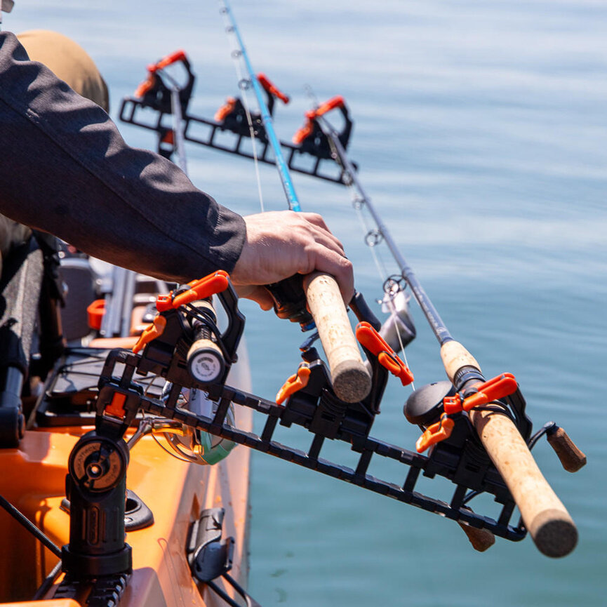 YakAttack SideStage Pro Rod Rack with LocknLoad Mounting Sytem