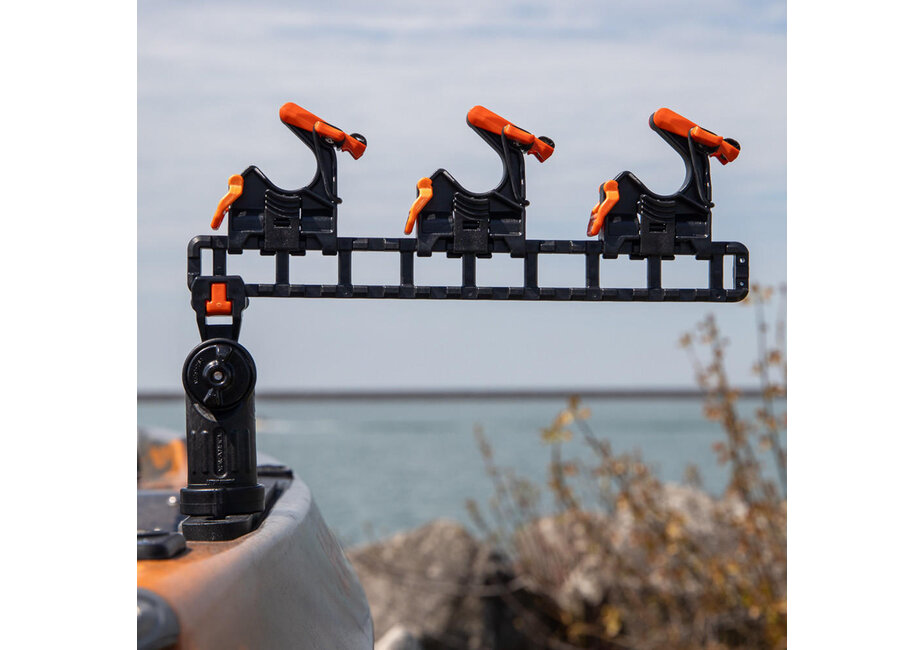 YakAttack SideStage Pro Rod Rack with LocknLoad Mounting Sytem