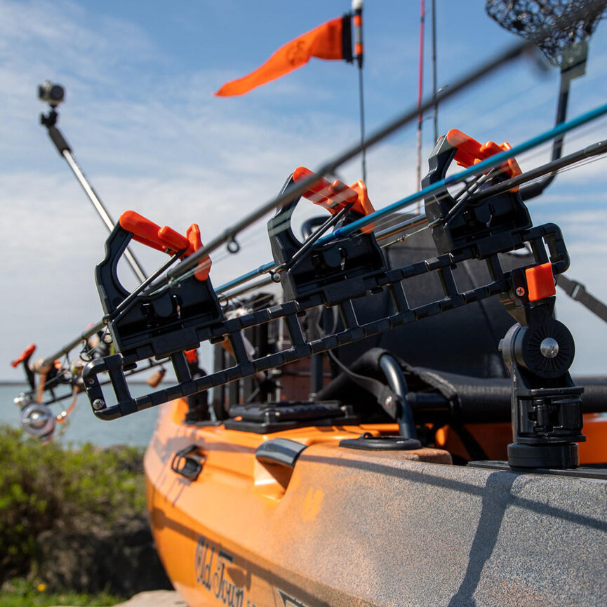 YakAttack SideStage Pro Rod Rack with LocknLoad Mounting Sytem