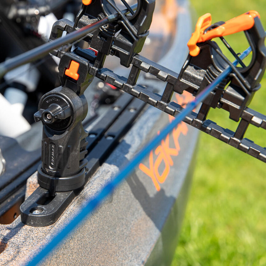 YakAttack SideStage Pro Rod Rack with LocknLoad Mounting Sytem