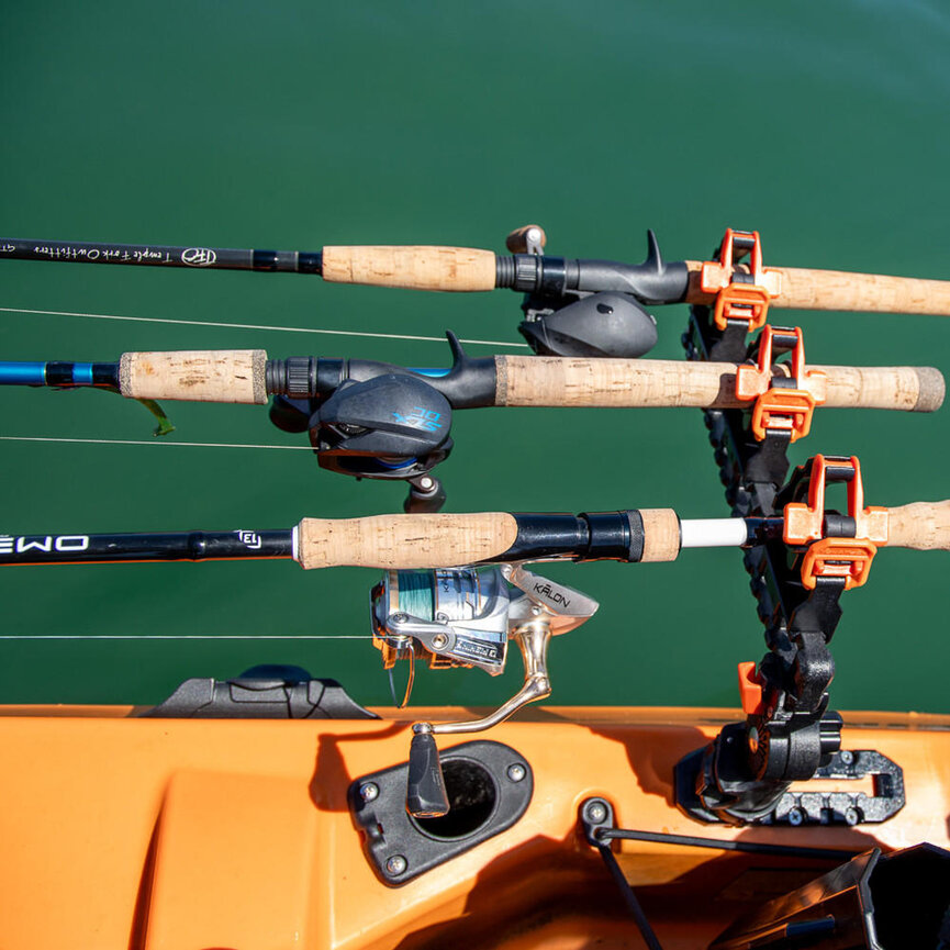 YakAttack SideStage Pro Rod Rack with LocknLoad Mounting Sytem