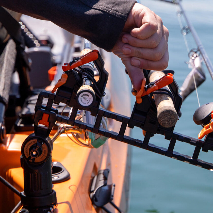 YakAttack SideStage Pro Rod Rack with LocknLoad Mounting Sytem