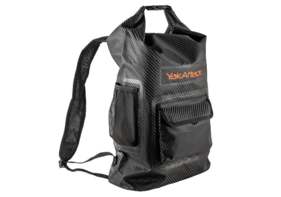 YakAttack 20L Roll-Top Drybag Backpack-Black