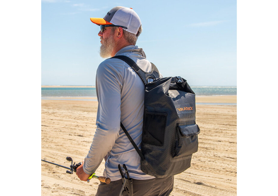 YakAttack 20L Roll-Top Drybag Backpack-Black