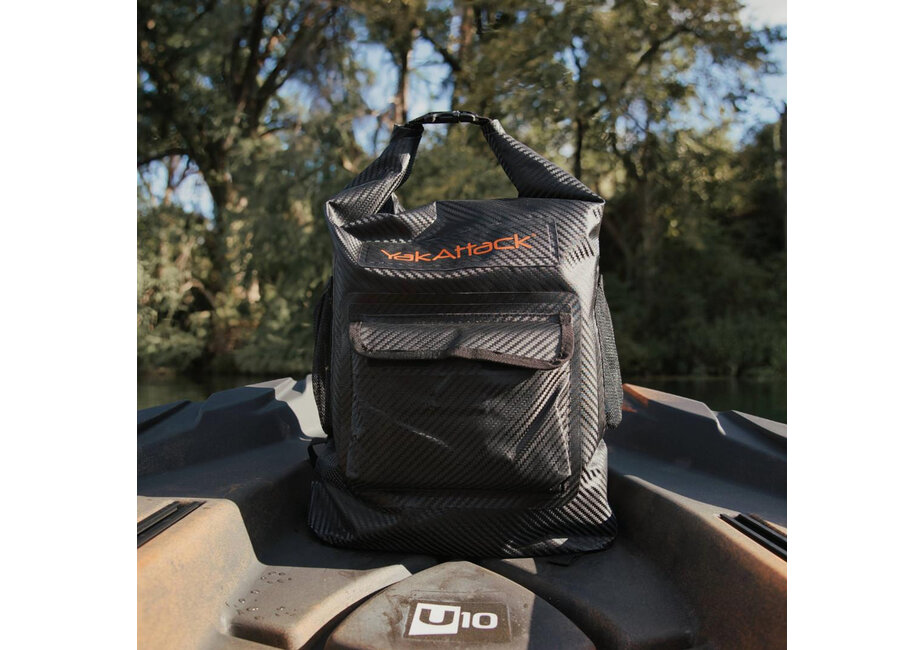 YakAttack 20L Roll-Top Drybag Backpack-Black