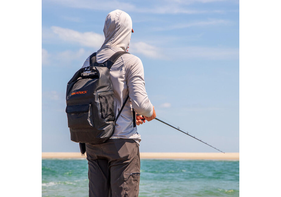 YakAttack 20L Roll-Top Drybag Backpack-Black