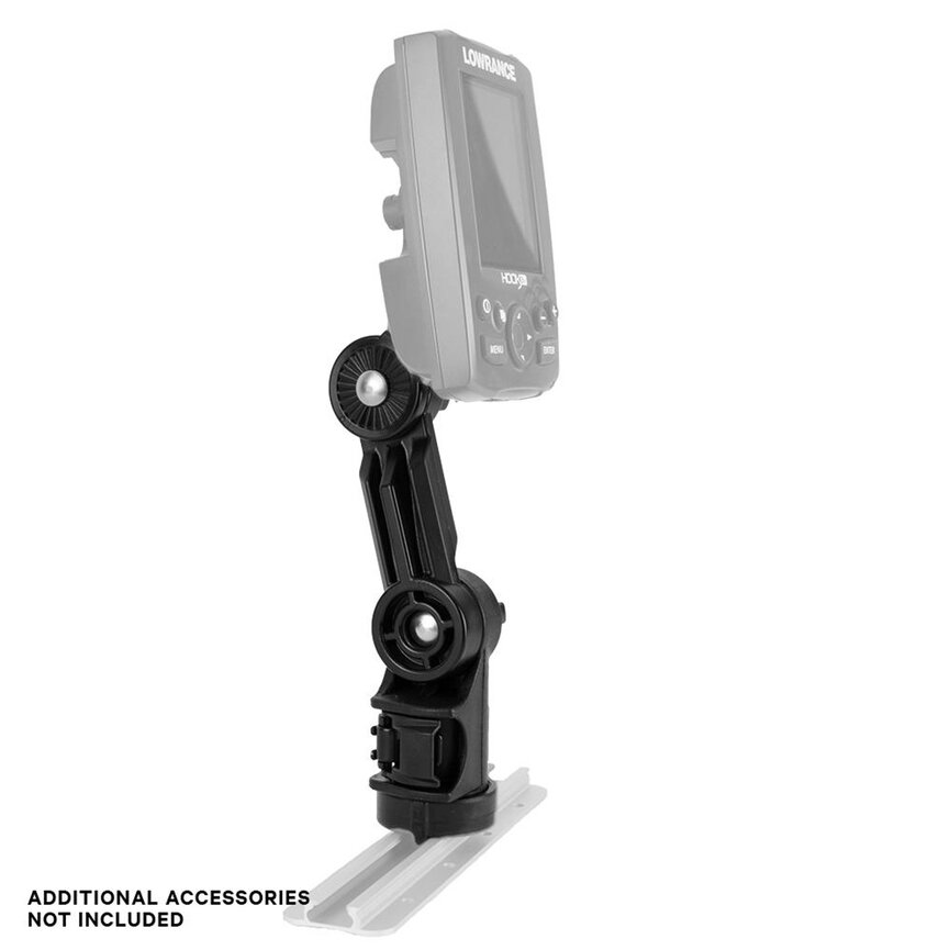 YakAttack Lowrance® Fish Finder Mount with Track Mounted LockNLoad™ Mounting System