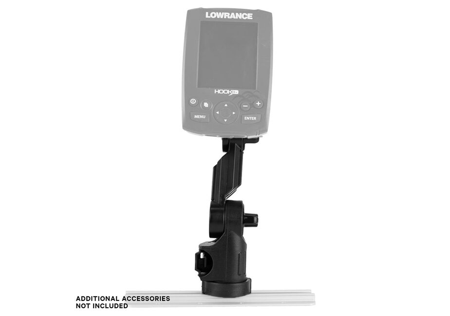 YakAttack Lowrance® Fish Finder Mount with Track Mounted LockNLoad™ Mounting System