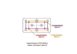 YakAttack Humminbird Helix® Fish Finder Mount with Track Mounted LockNLoad™ Mounting System