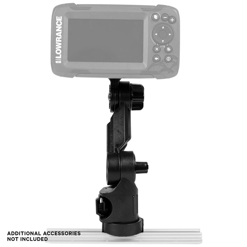 YakAttack Lowrance® Hook2 Fish Finder Mount with Track Mounted LockNLoad™ Mounting System