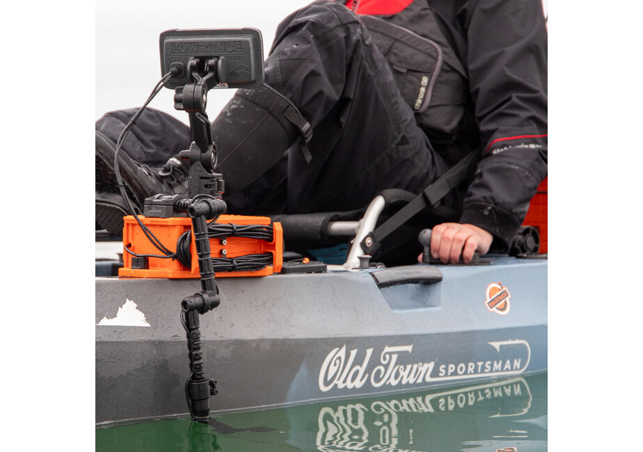 YakAttack Lowrance® Hook2 Fish Finder Mount with Track Mounted LockNLoad™ Mounting System