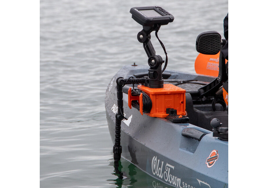 YakAttack Lowrance® Hook2 Fish Finder Mount with Track Mounted LockNLoad™ Mounting System