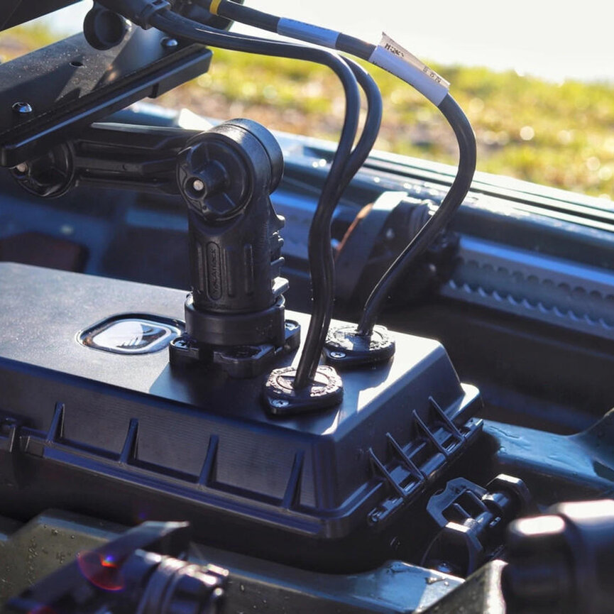 YakAttack GridLoc Through Hull Wiring Kit - Pair