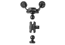 YakAttack RotoGrip Phone Holder with 1" Screwball Track Mount