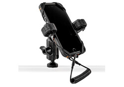 YakAttack RotoGrip Phone Holder with 1" Screwball Track Mount