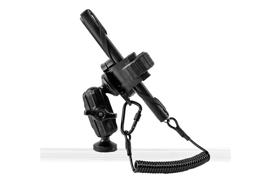 YakAttack RotoGrip Phone Holder with 1" Screwball Track Mount