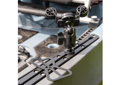 YakAttack RotoGrip Phone Holder with 1" Screwball Track Mount