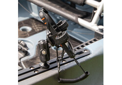 YakAttack RotoGrip Phone Holder with 1" Screwball Track Mount
