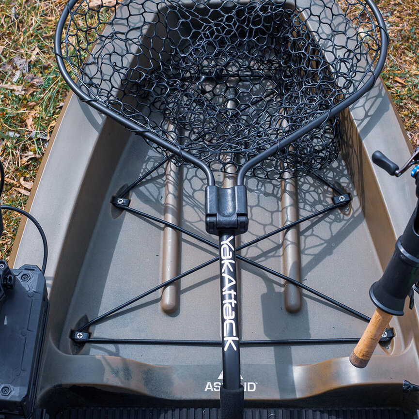 YakAttack Leverage Landing Net®, 20'' x 21'' Hoop with Foam Extension