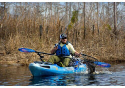 YakAttack Leverage Landing Net®, 20'' x 21'' Hoop with Foam Extension