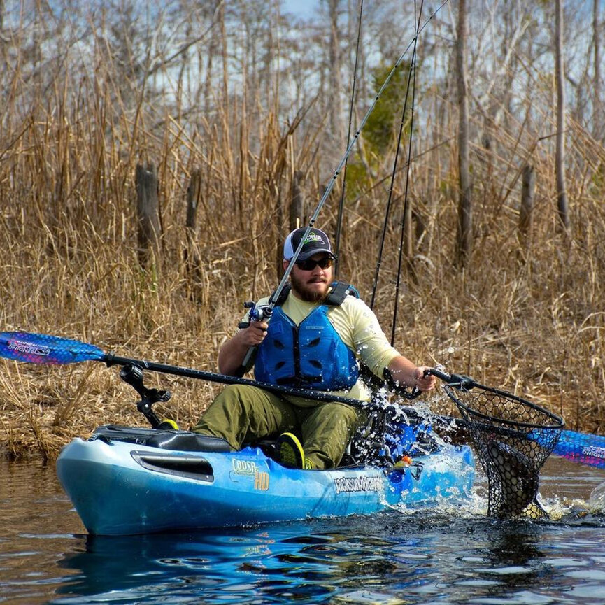 YakAttack Leverage Landing Net®, 20'' x 21'' Hoop with Foam Extension