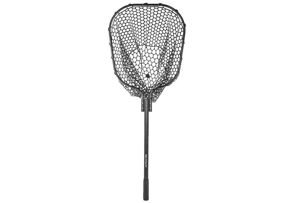 YakAttack 16” x 19” Landing Net with 24” Long Telescoping Handle and Rubber Netting