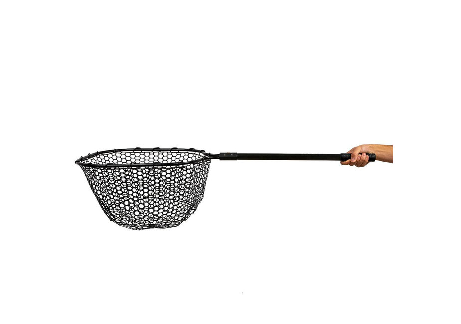 YakAttack 16” x 19” Landing Net with 24” Long Telescoping Handle and Rubber Netting