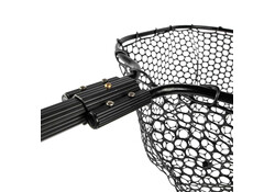 YakAttack 16” x 19” Landing Net with 24” Long Telescoping Handle and Rubber Netting