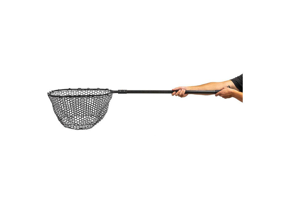 YakAttack 16” x 19” Landing Net with 35.5” Long Telescoping Handle and Rubber Netting