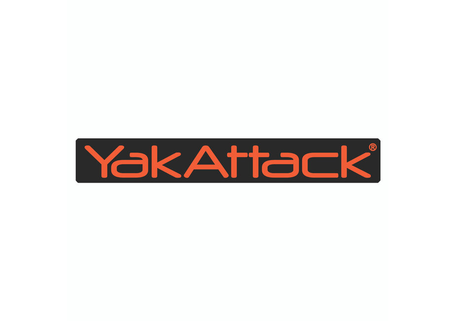 YakAttack Logo BlackPak Side Panel Decal