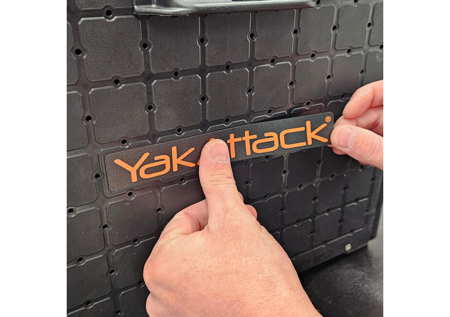 YakAttack Logo BlackPak Side Panel Decal