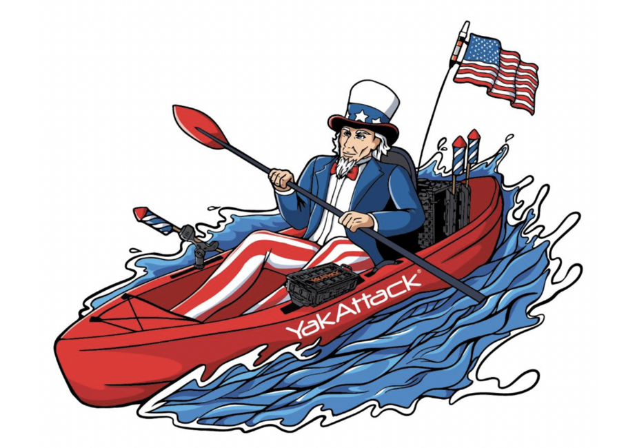 YakAttack Uncle Sam Decal 4.75” x 3.75”