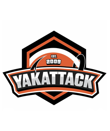 YakAttack Game Day Decal 4.50” x 3.375”