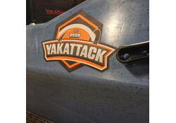 YakAttack Game Day Decal 4.50” x 3.375”