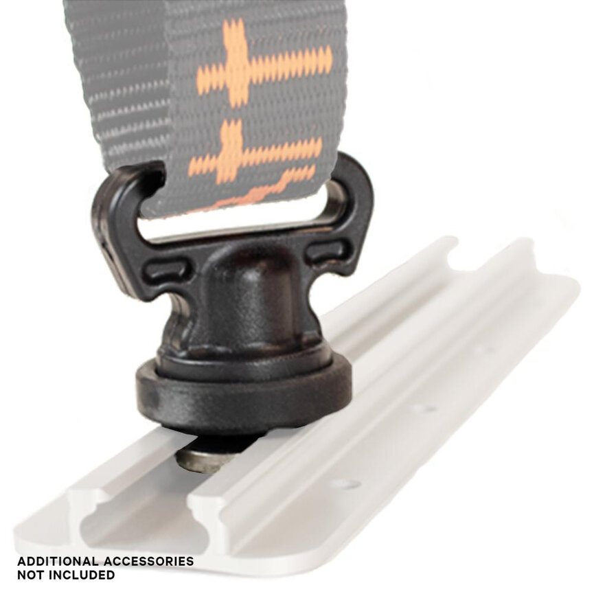 YakAttack Vertical Tie Downs, Track Mount, 2 pack