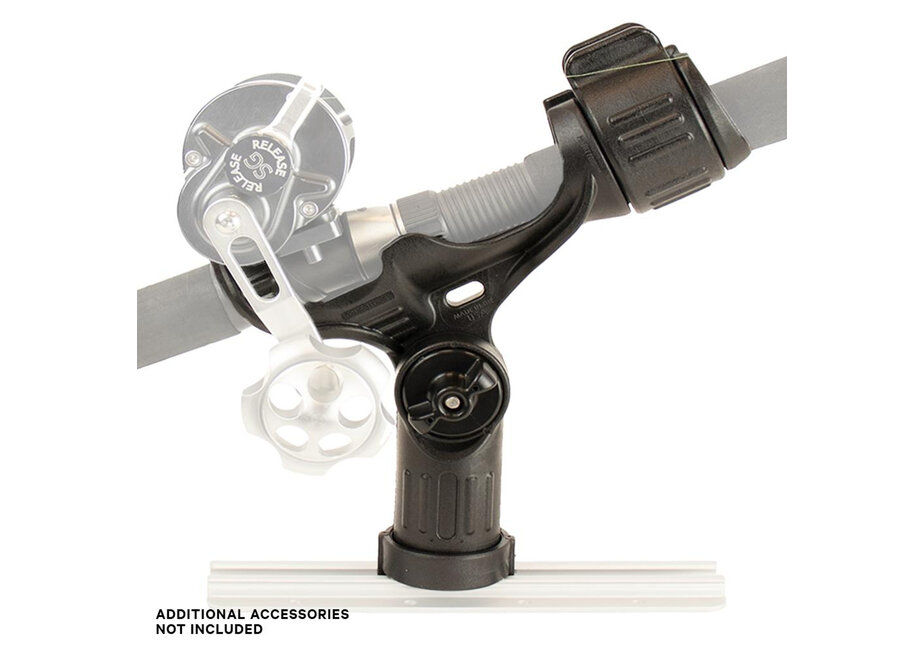 YakAttack Omega™ Rod Holder with Track Mounted LockNLoad™ Mounting System
