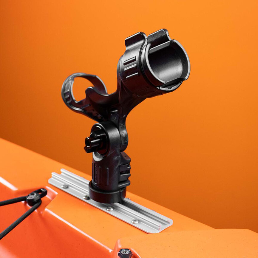 YakAttack Omega™ Rod Holder with Track Mounted LockNLoad™ Mounting System
