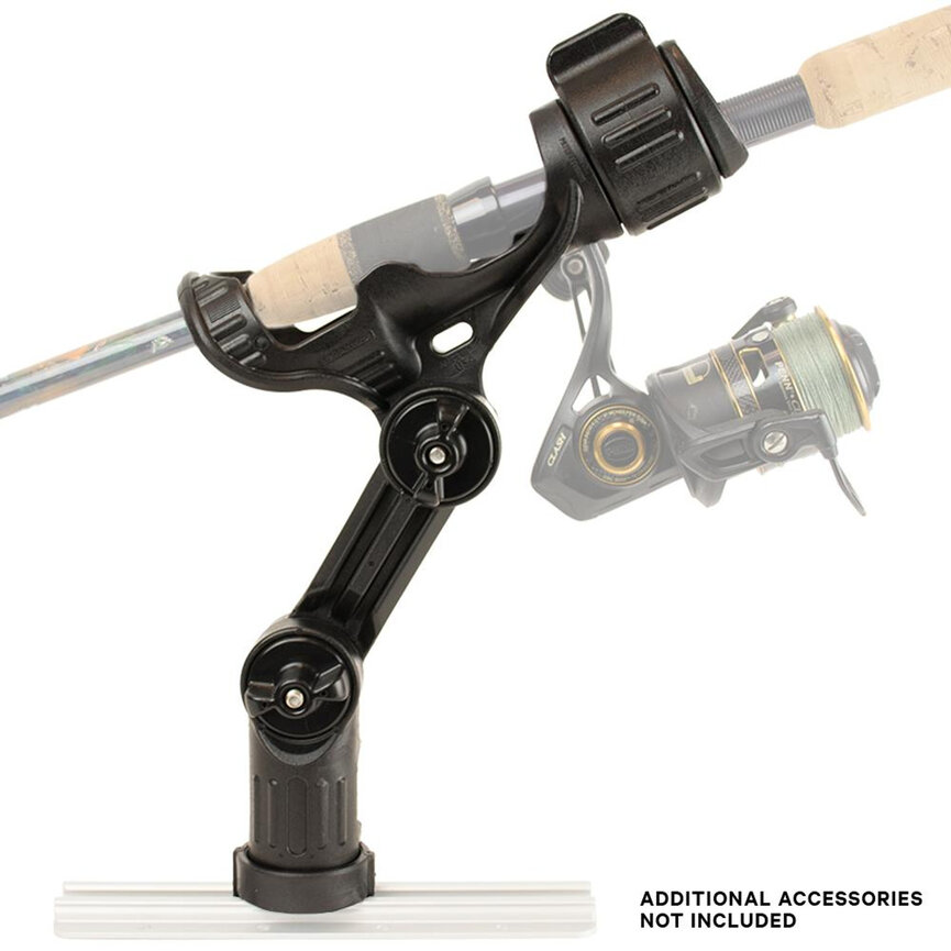 YakAttack Omega Pro™ Rod Holder with Track Mounted LockNLoad™ Mounting System