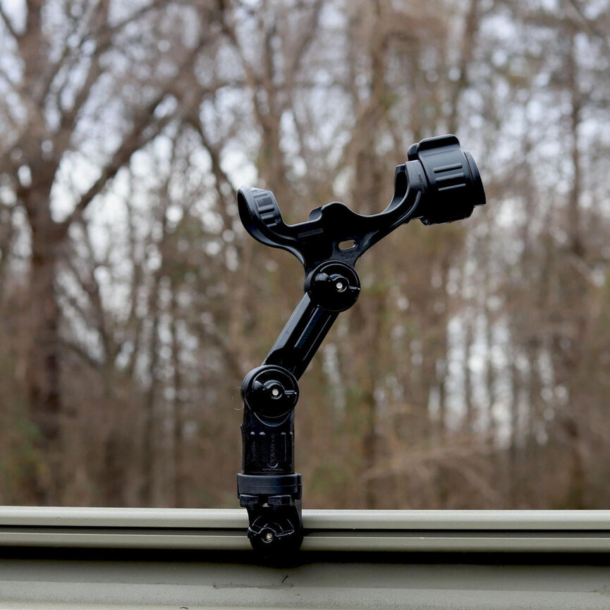 YakAttack Omega Pro™ Rod Holder with Track Mounted LockNLoad™ Mounting System