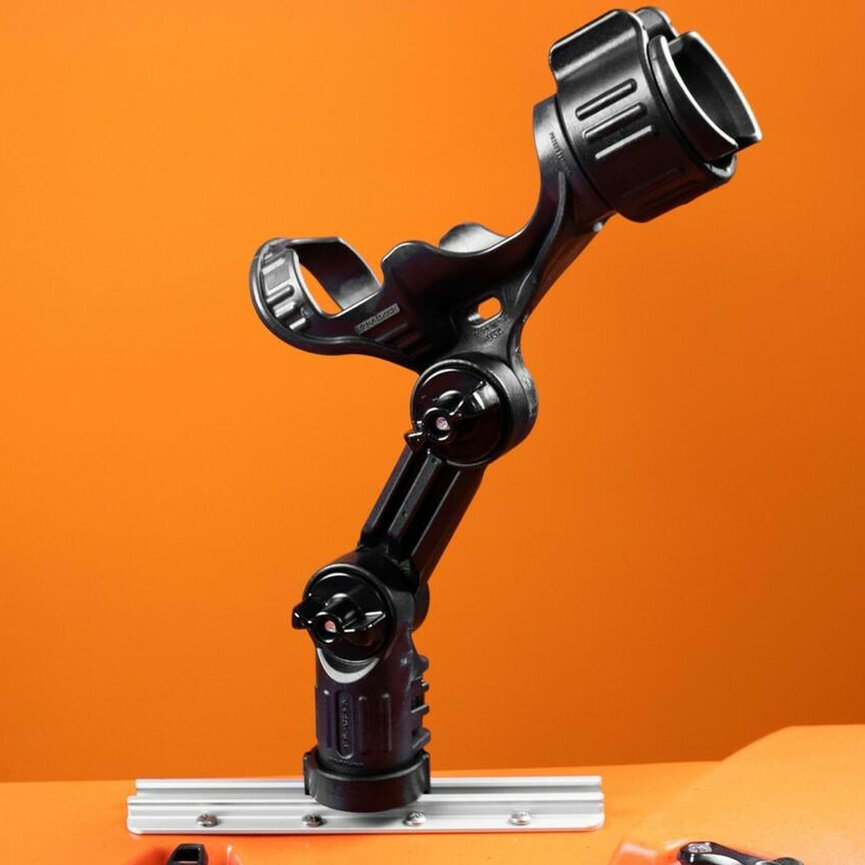 YakAttack Omega Pro™ Rod Holder with Track Mounted LockNLoad™ Mounting System