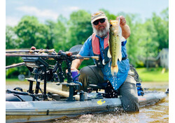YakAttack Omega Pro™ Rod Holder with Track Mounted LockNLoad™ Mounting System