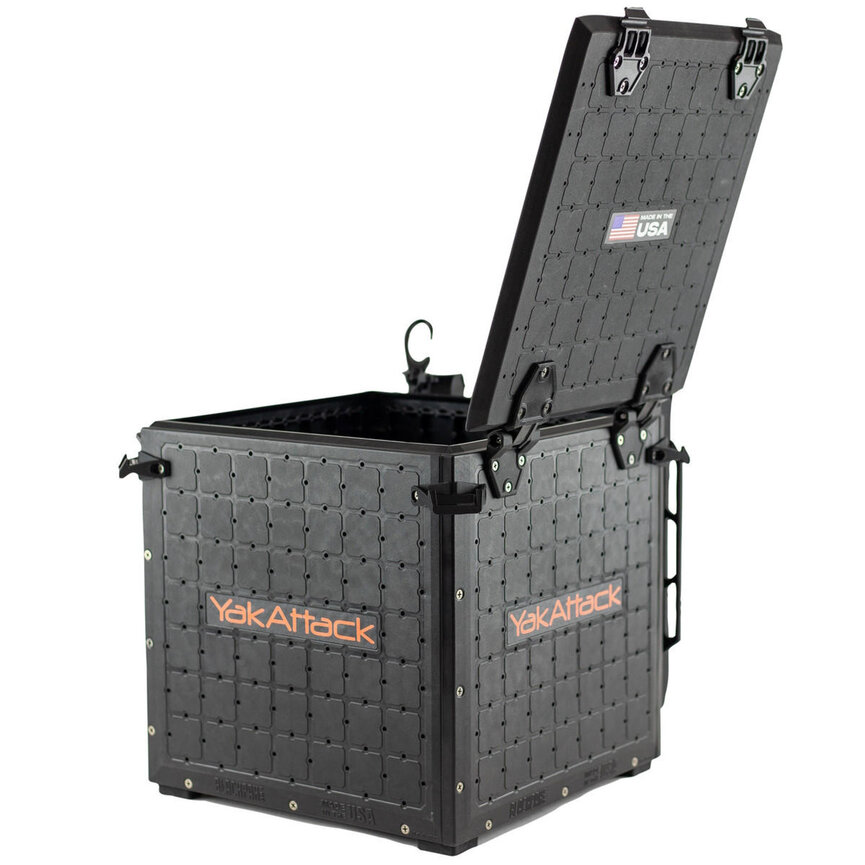YakAttack  BlackPak Pro Kayak Fishing Crate - 13" x 13"