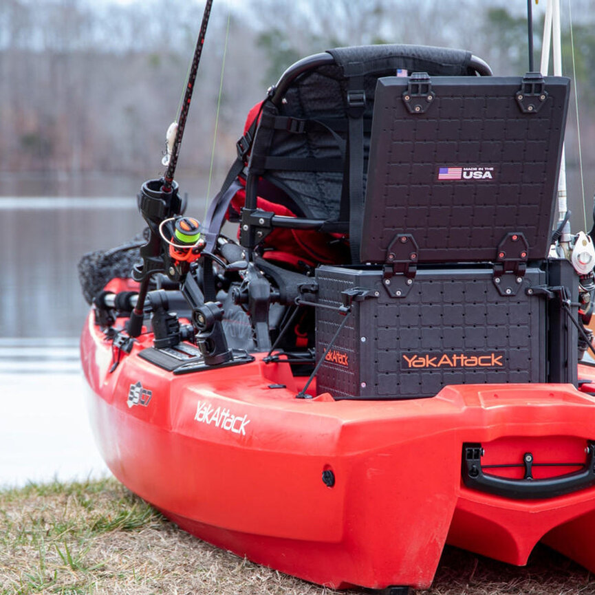YakAttack  BlackPak Pro Kayak Fishing Crate - 13" x 13"