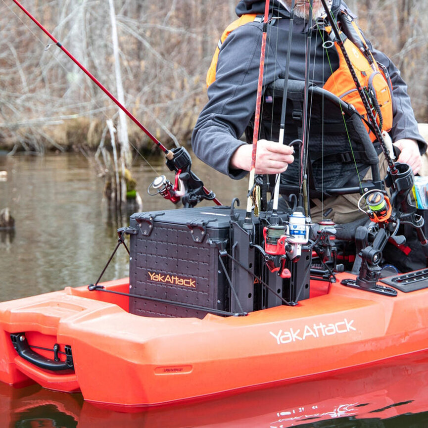 YakAttack  BlackPak Pro Kayak Fishing Crate - 13" x 13"