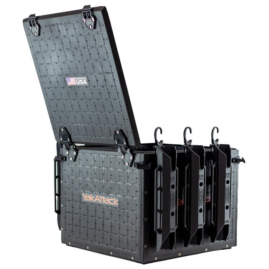 YakAttack  BlackPak Pro Kayak Fishing Crate - 16" x 16"