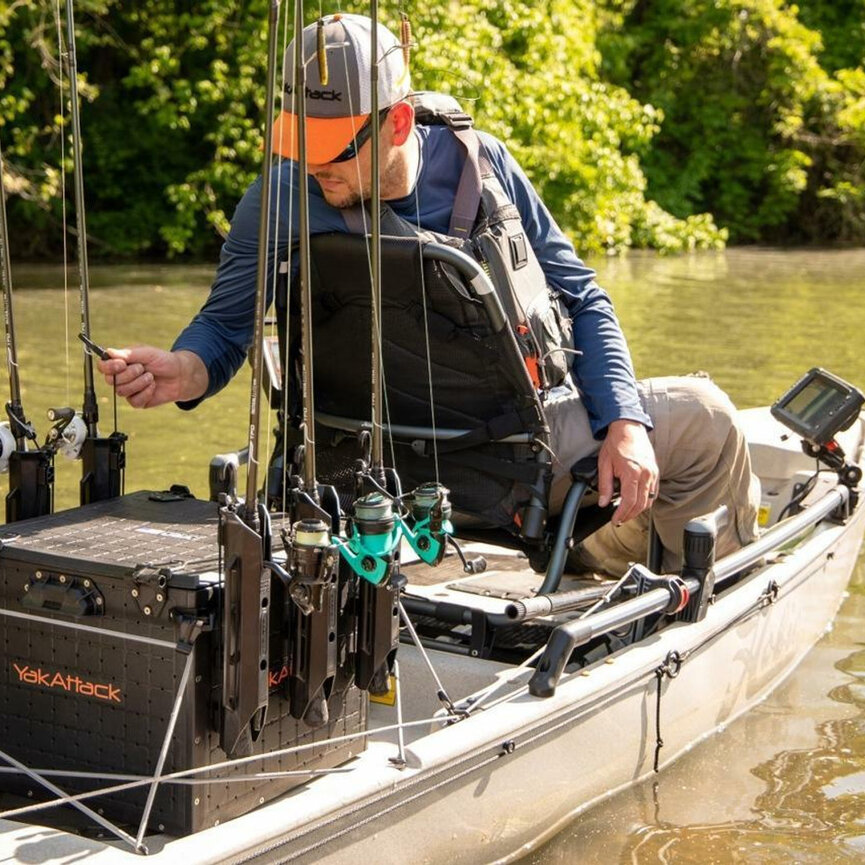 YakAttack  BlackPak Pro Kayak Fishing Crate - 16" x 16"