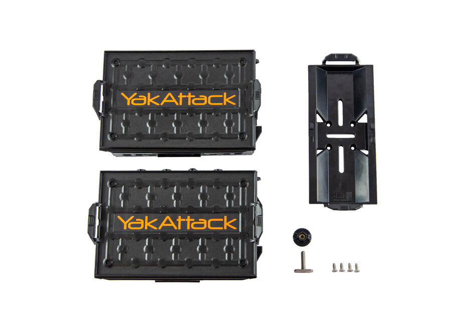 YakAttack TracPak Combo Kit, Two Boxes and Quick Release Base